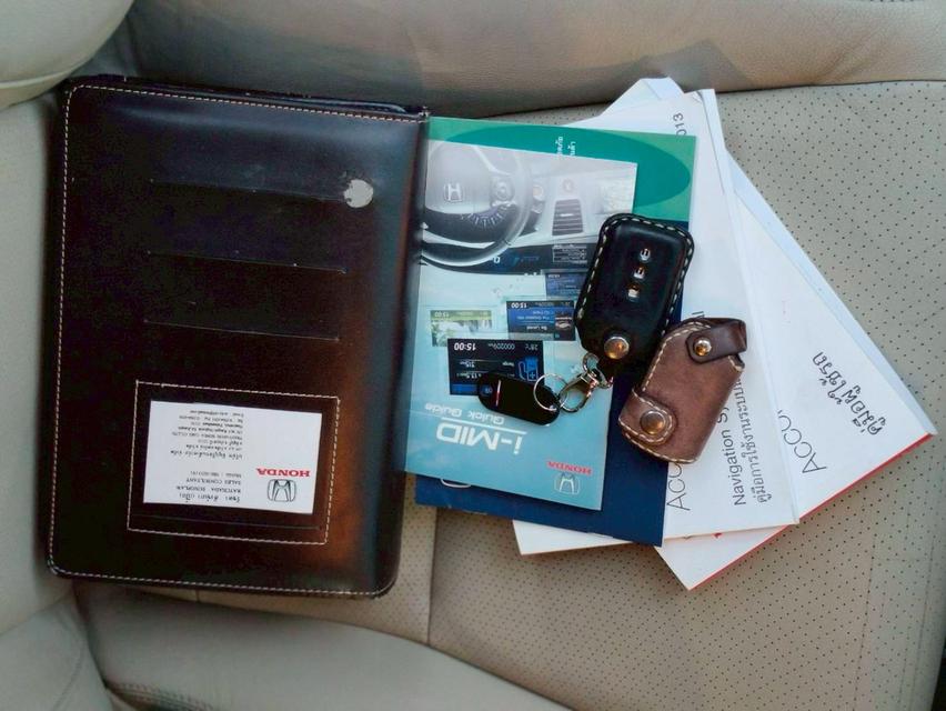 รหัสรถ KN8799 HONDA ACCORD, 2.4 TECH มีซันรูฟ ปี2013 11