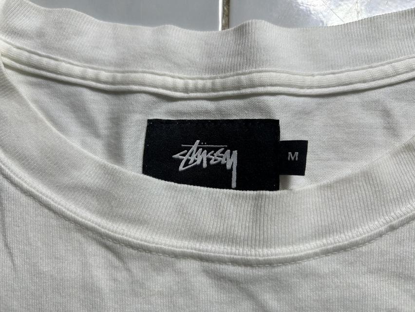 [ขาย] Stüssy Japan Exclusive Long Sleeve Boxy Crop (White) - Authentic 100% รูปที่ 4