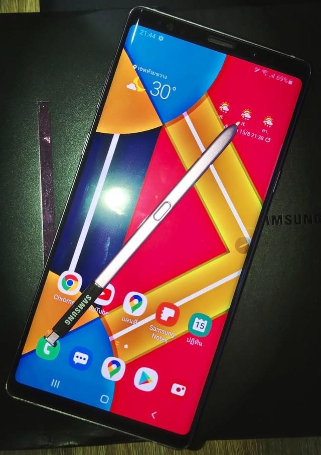 Samsung Note 9 สีม่วง เครื่องสวยพร้อมใช้ ใช้งานปกติ