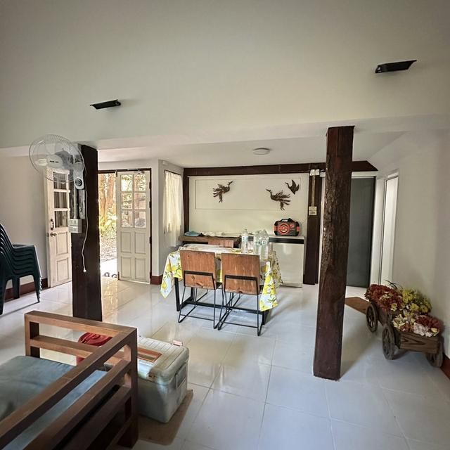 🏡 บ้านไม้กึ่งปูนสไตล์โฮมมี่ ที่ดินกว้าง 160 ตร.ว.! #หางดง ทำคาเฟ่ได้ Cozy Wood-Concrete House for Rent - 160 sq.w., Cafe Friendly! 6