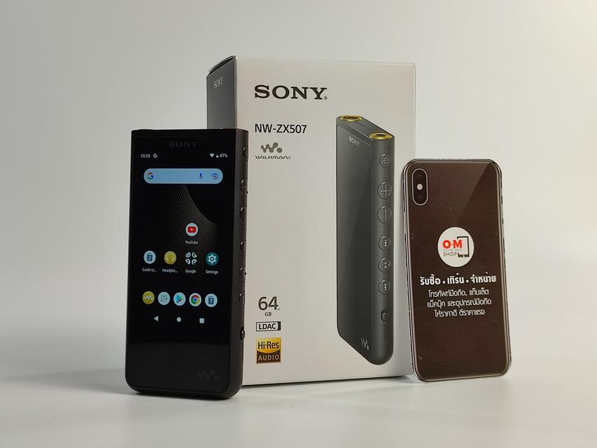 ขาย/แลก Sony NW-ZX507 เครื่องเล่นเพลงพกพา Walkman Hi-Res ระบบ Android สวยมาก แท้ ครบกล่อง เพียง 12,900 บาท 1