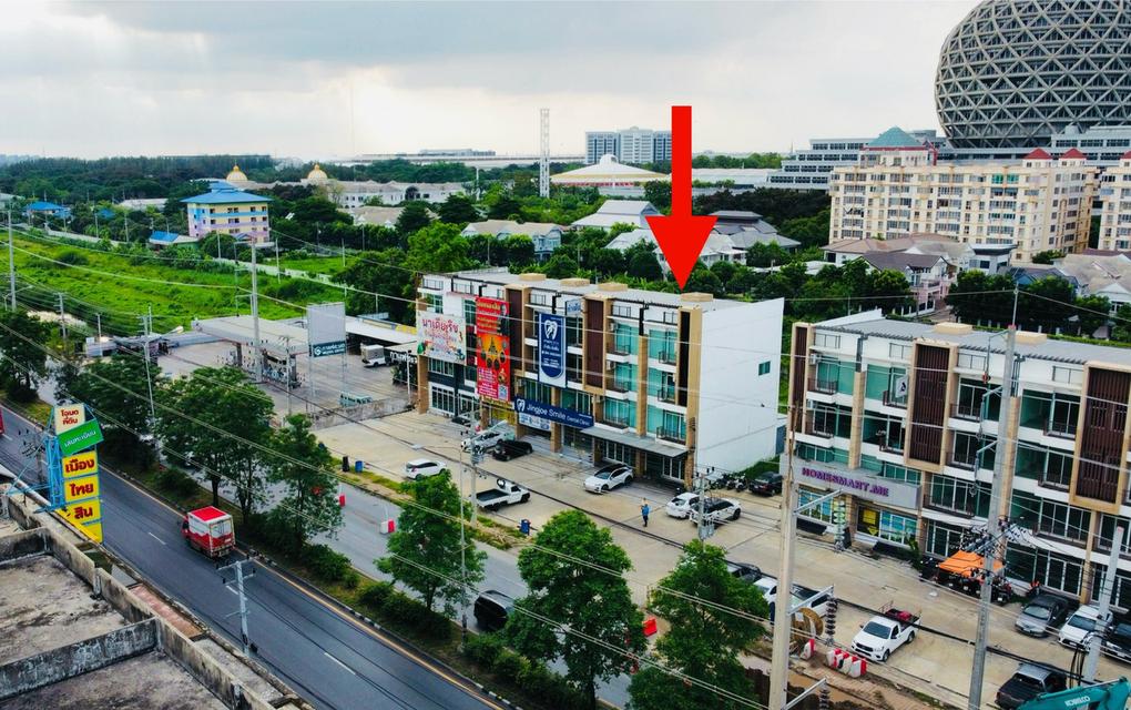 ขายด่วน ตึกแถว 4 ชั้น 2 คูหา ห้องมุม ติดถนนคลองหลวง หน้าวัดพระธรรมกาย  6