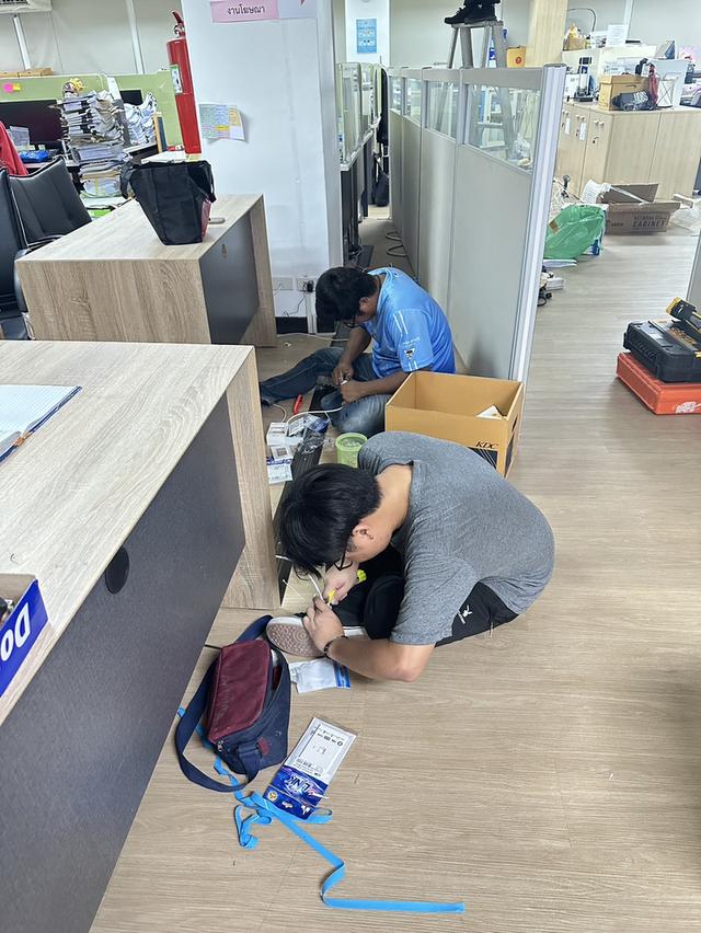 ช่างเดินสายแลนสายอินเตอร์เน็ตสายโทรศัพท์บางกะปิ รูปที่ 7