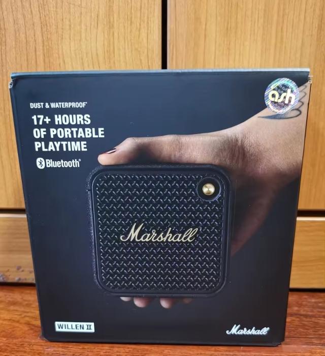 ลำโพงพกพา Marshall Willen ll มือสอง ยังใหม่ไม่มีตำหนิลำโพง Bluetooth รุ่นฮิต เสียงดี เบสแน่น เหมาะทั้งฟังเพลง ดูหนัง ปาร์ตี้ หรือแต่งห้อง