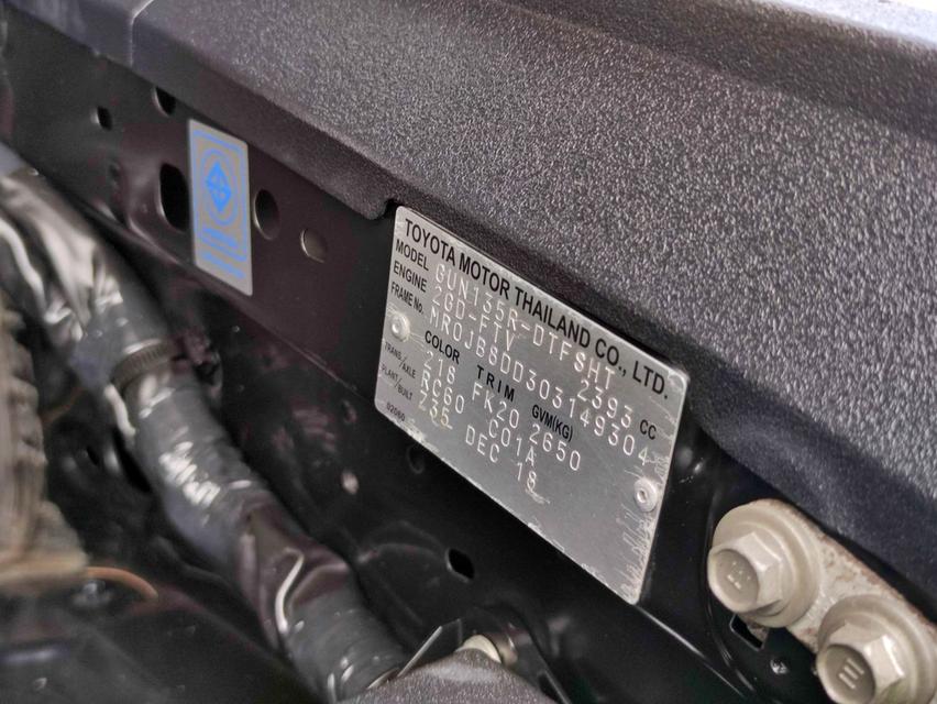 รหัสรถ CAT2846 2019. Toyota Revo 2.4E Plus Prerunner MT 18