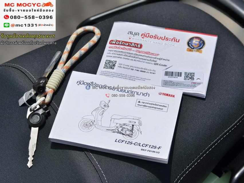 Fazzio 125 2025 อายุ2เดือน วิ่ง1000โล มีระบบYconnect NO1170    19