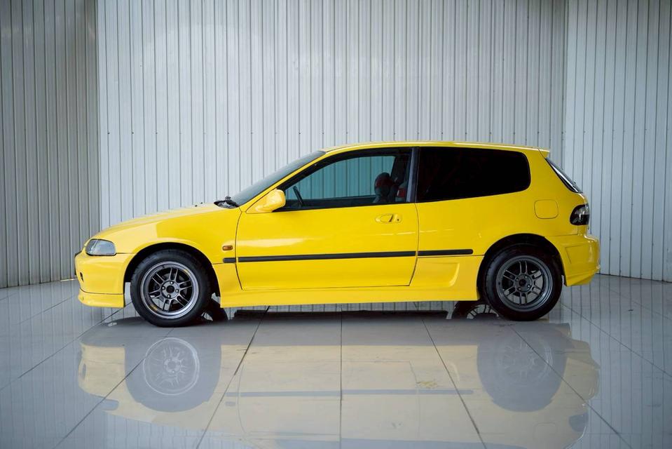 Honda Civic EG 3Door ปี 1995 สีเหลือง Spoon Style รูปที่ 5