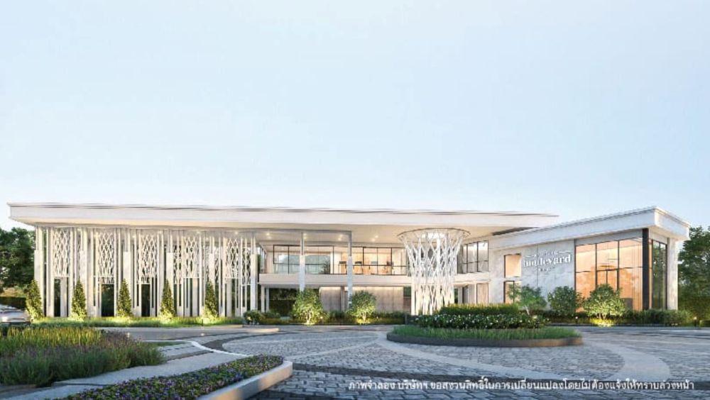 ขายบ้านเดี่ยว 2 ชั้น บางกอกบูเลอวาร์ด พระราม 5 หันหน้าทิศใต้ ใกล้โรงเรียนเด่นหล้า 13