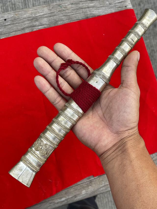 มีดหลูบเงินโบราณล้านนา ครูบาเทวฤทธิ์ มีดซุยอุ่ม มีดหมอล้านนา เจ้าน้อยต้นตาทิพย์ 12