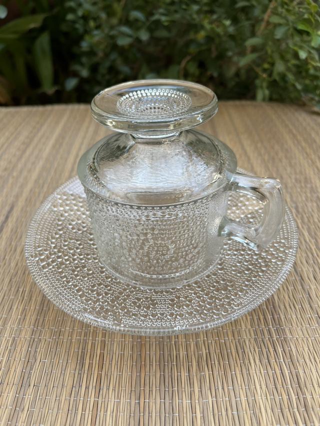 ชุดแก้วกาแฟทรงสูง สไตล์ญี่ปุ่นโบราณ พร้อมจานรอง รูปที่ 2