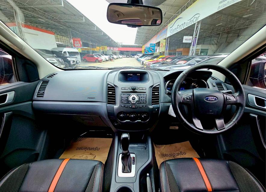 รหัสรถ SEZ7698 📌 Ford Ranger 4 ประตู 2.2 Wildtrak Hi-Rider เกียร์ ออโต้ สี ส้ม ปี 2015 8