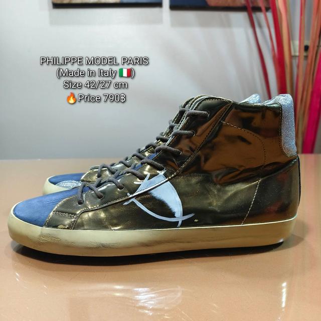 PHILIPPE MODEL PARIS (Made in Italy 🇮🇹)Size 42/27 cm🔥Price 790฿