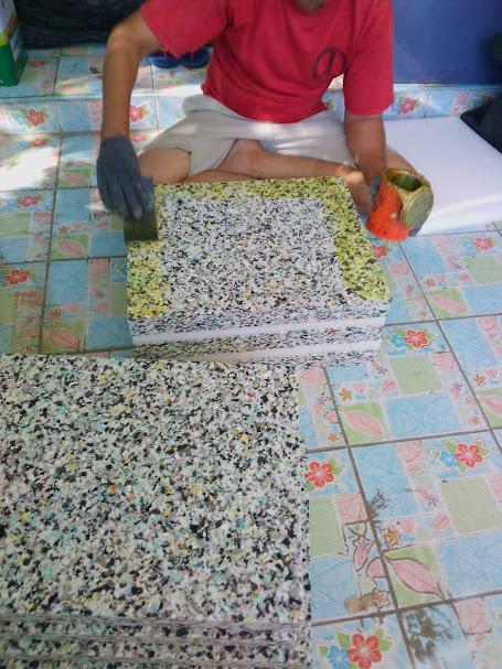 #เปลี่ยนผ้าหุ้มโซฟา #เปลี่ยนเบาะโซฟายุบ #ซ่อมโซฟา #บุผนังผ้า  #ผ้าปลอกโซฟาไม้ -หวาย #Re-Upholstery Wall Panel #Fabric Wall Panel #Cushions Cushions  # รูปที่ 8