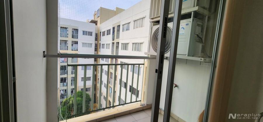 68111128 : ขาย Condo แบบ 1 ห้องนอน ห้องมุม พื้นที่ขนาด  25.77 ตารางเมตร พร้อมอยู่  โครงการ ลุมพินี คอนโดทาวน์ นิด้า-เสรีไทย 2 ชั้น 7 พึ่งรีโนเวทเสร็จ  14