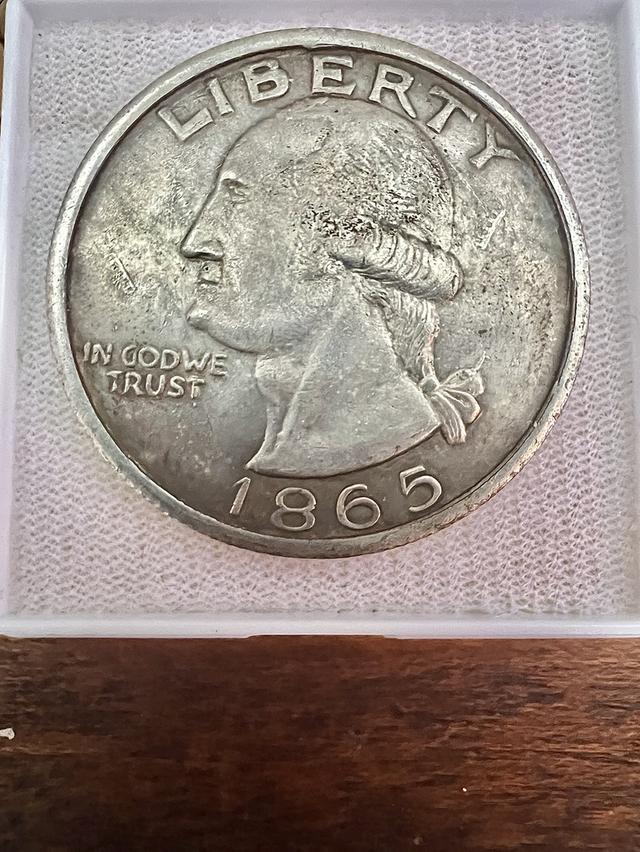 เหรียญจำลอง (Facsimile) Washington Token  1865 UNITED STATES (298E)