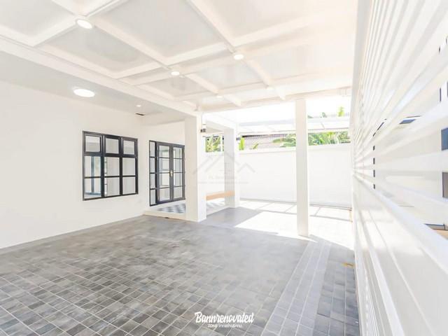 ขายบ้านเดี่ยว 2 ชั้นหลังมุม 54 ตรว. หมู่บ้าน อารียา ชบา นวลจันทร์ 56 รีโนเวทใหม่ สวยหลังใหญ่ ใกล้เลียบด่วน 6