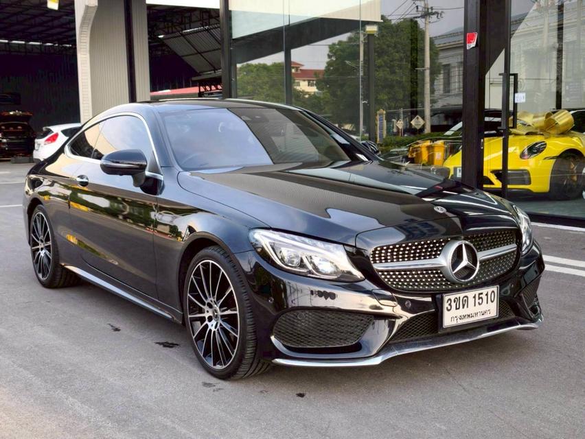 รหัสรถ KPV1510 2018 BENZ C250 2.0 COUPE AMG DYNAMIC 9 เกียร์