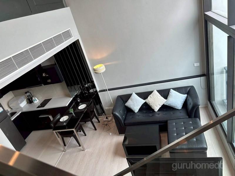 ให้เช่าคอนโด Rhythm Sukhumvit 44/1 ห้อง Duplex ขนาด 60 ตรม 1ห้องนอน ชั้น32-33 เฟอร์นิเจอร์ครบ พร้อมอยู่ ใกล้BTSพระโขนง - 3