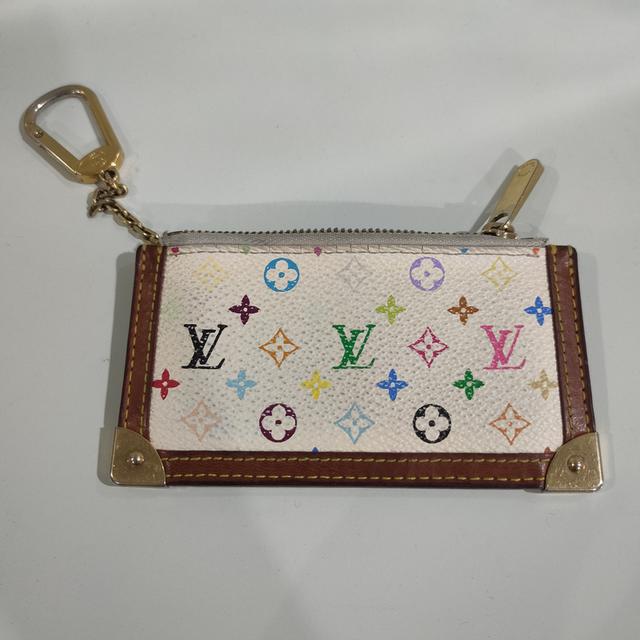 🔥Louis Vuitton Multicolore Key Pouch (Pochette Cles) รูปที่ 9