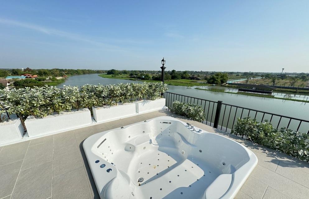 ขายบ้านเดี่ยว 4 ชั้น พร้อมกิจการคาเฟ่และห้องพัก สไตล์ยุโรป ทำเลริมแม่น้ำ 12