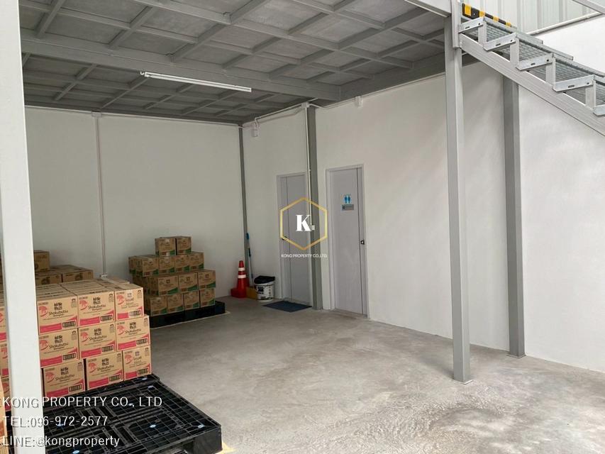 ให้เช่าโกดัง ซอยบงกช คลองหลวง คลอง2 ปทุมธานี พื้นที่ 100 ตร.ว. 6