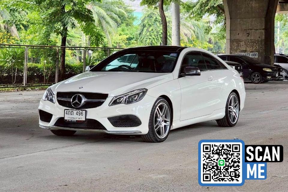 Mercedes-Benz E200 CGI Coupe AMG W207 AT ปี 2015 รถสวย ไมล์น้อย
