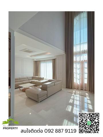 ขายบ้านเดี่ยวหรูสไตล์ยุโรป ขนาด 182 ตรว. ตกแต่ง Modern Luxury ในหมู่บ้านพฤกษ์ภิรมย์ ราชพฤกษ์ หน้าบ้านไม่ชนบ้านอื่น 3