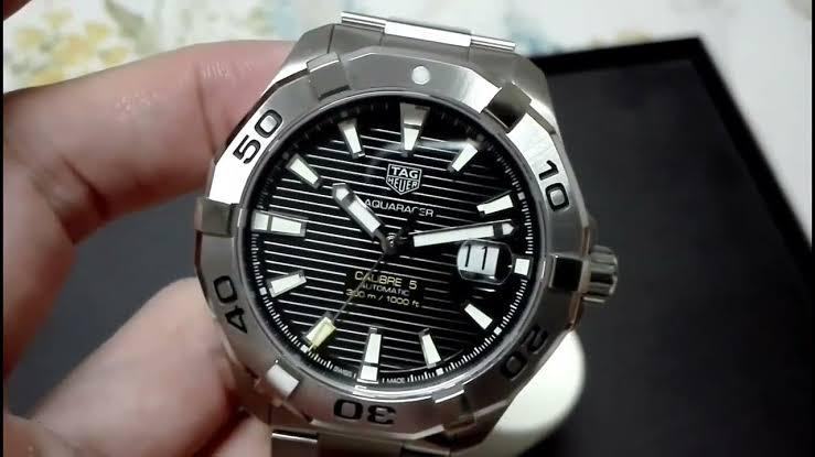 Tag Heuer Aquaracer Automatic Black Dial  2