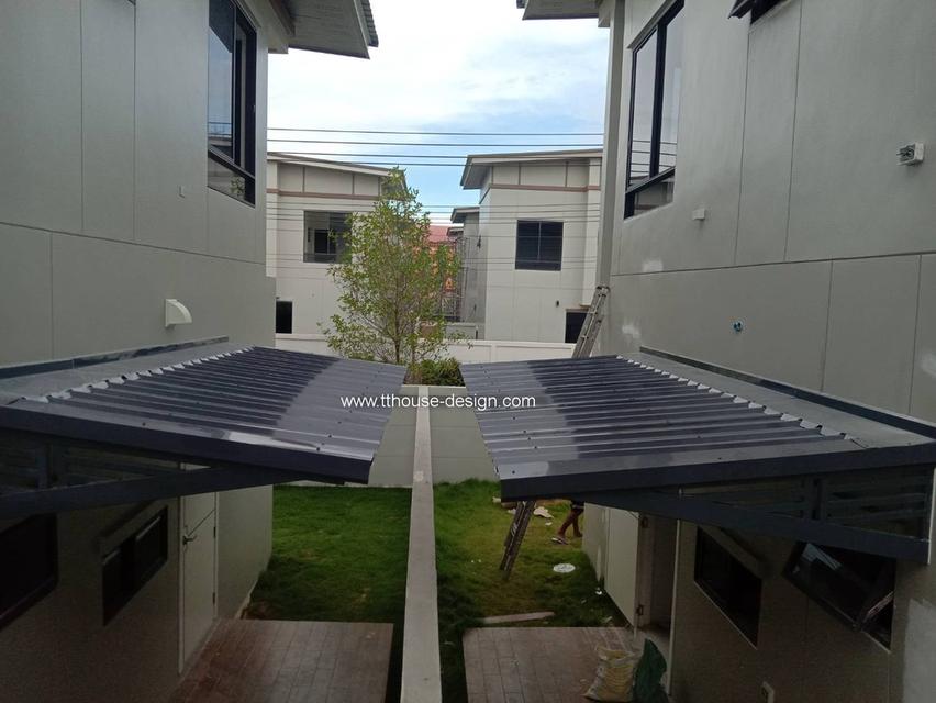 รับเหมา ต่อเติม โครงหลังคา กันสาด ห้องครัว เทพื้น ปูกระเบื้อง Line dddesign23 6