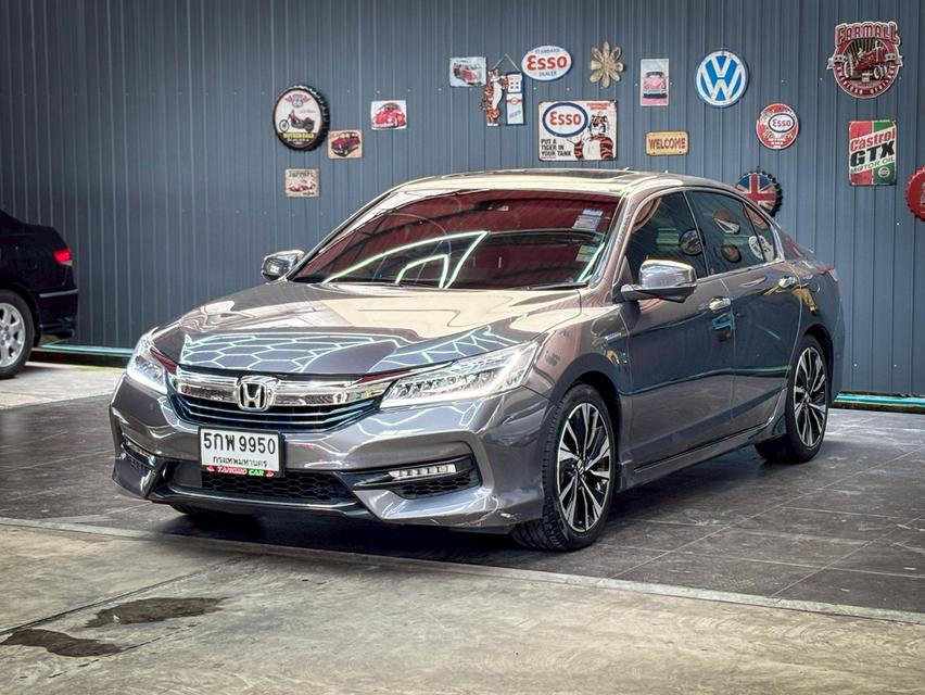 HONDA ACCORD 2.0 HYBRID TECH ปี2016รถบ้านแท้ ตัวท็อปสุดของรุ่น