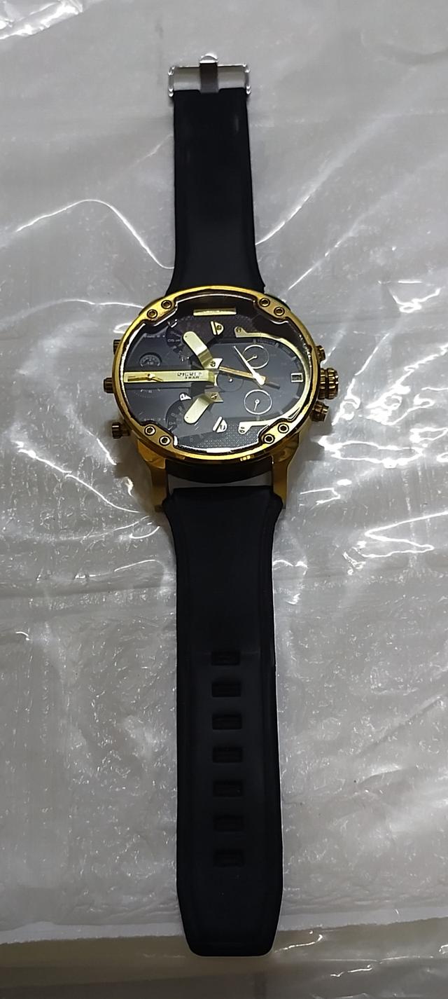 Diesel Mr.Daddy 2.0 Gold & Black Dial Mens Watch  4