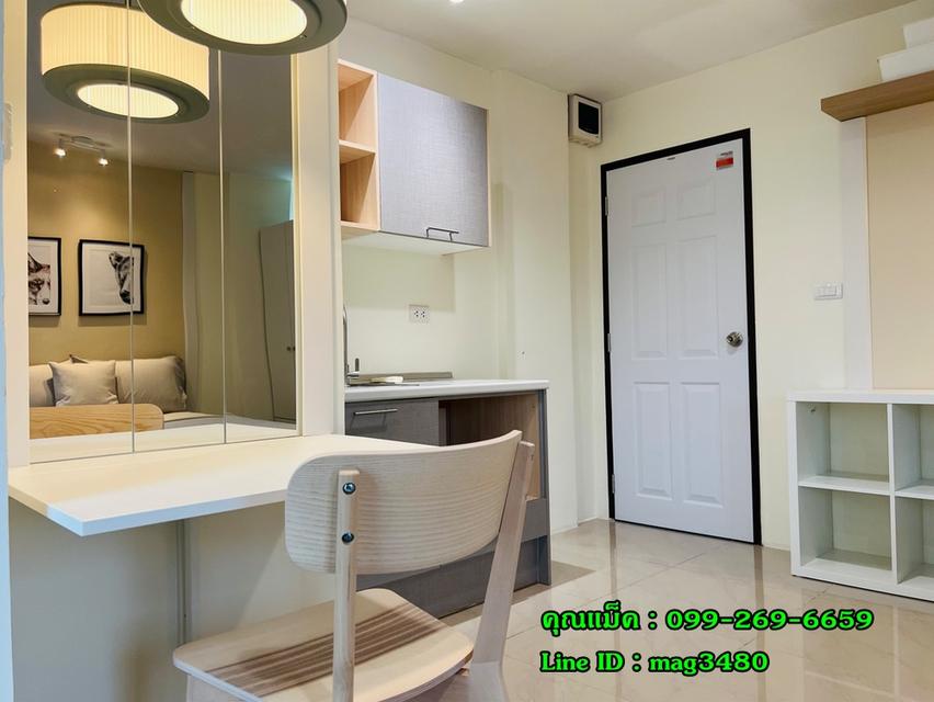 คอนโด อัสสกาญจน์ ซิตี้ รามคำแหง ติดรถไฟฟ้าสีส้ม เคหะรามคำแหง ขนาด 23.5 ตารางเมตร ห้องมุม ชั้น3 ตกแต่งครบ 5