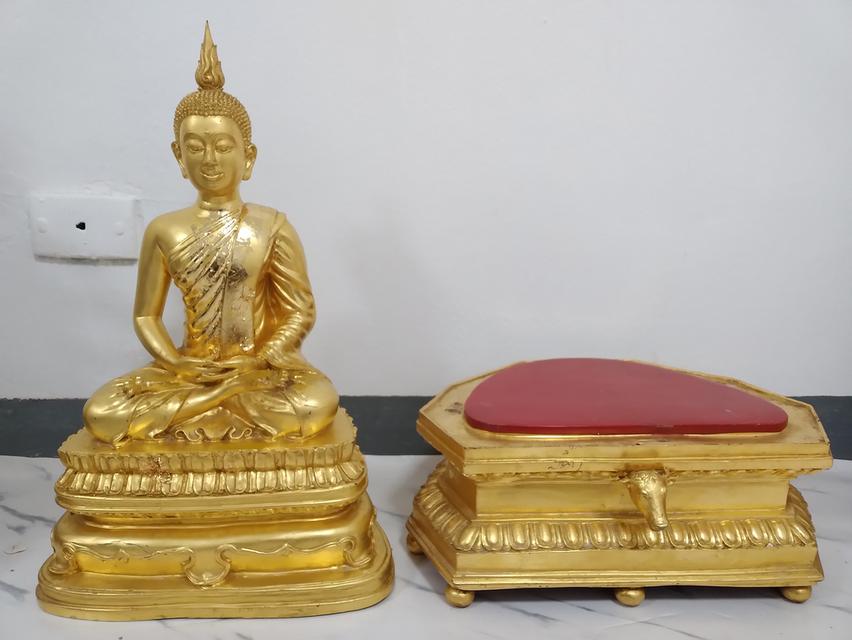 พระบูชาหน้าตัก9นิ้วสูง27นิ้วรวมฐานพร้อมเลขโค๊ต รูปที่ 3