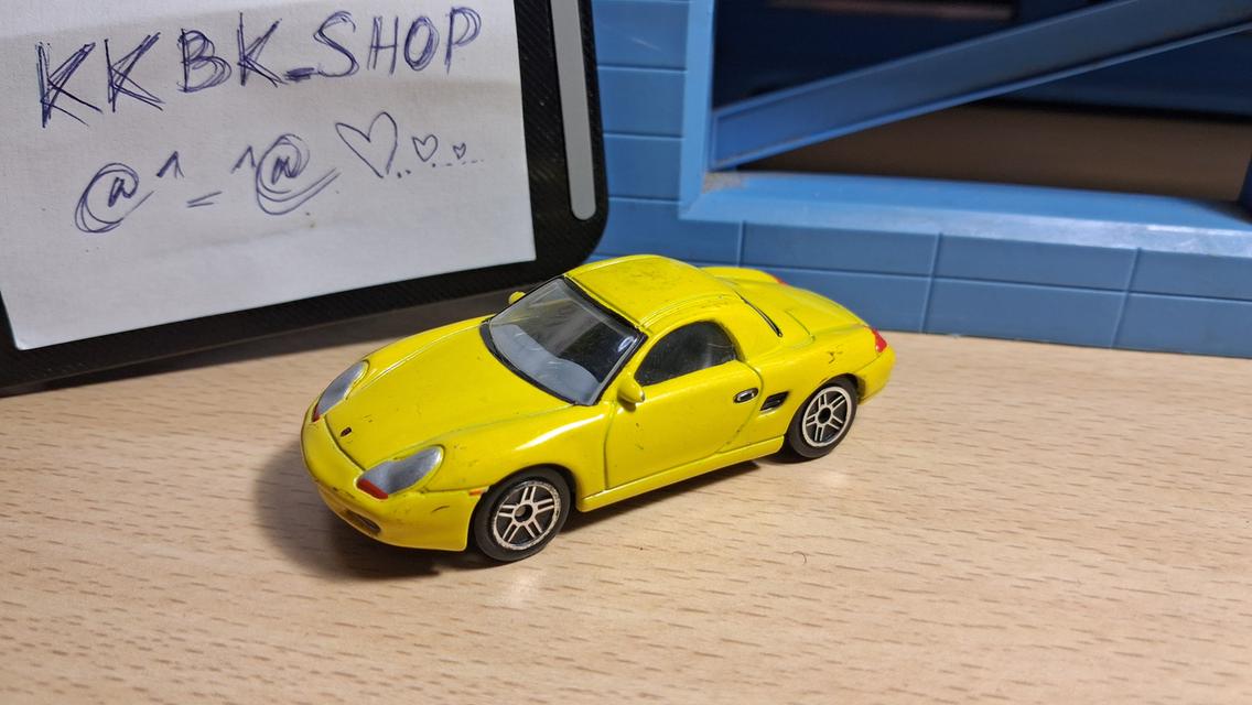 ส่งต่อรถเหล็กสะสม Realtoy Porsche Boxster S (Hardtop) สีเหลือง 🇩🇪💛รายละเอียดสินค้า