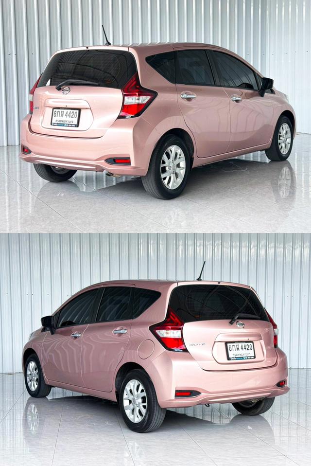 รถบ้าน ผ่อน 4 พันบาท Nissan Note 1.2V เกียร์ออโต้ สีชมพูหวานๆ รูปที่ 6