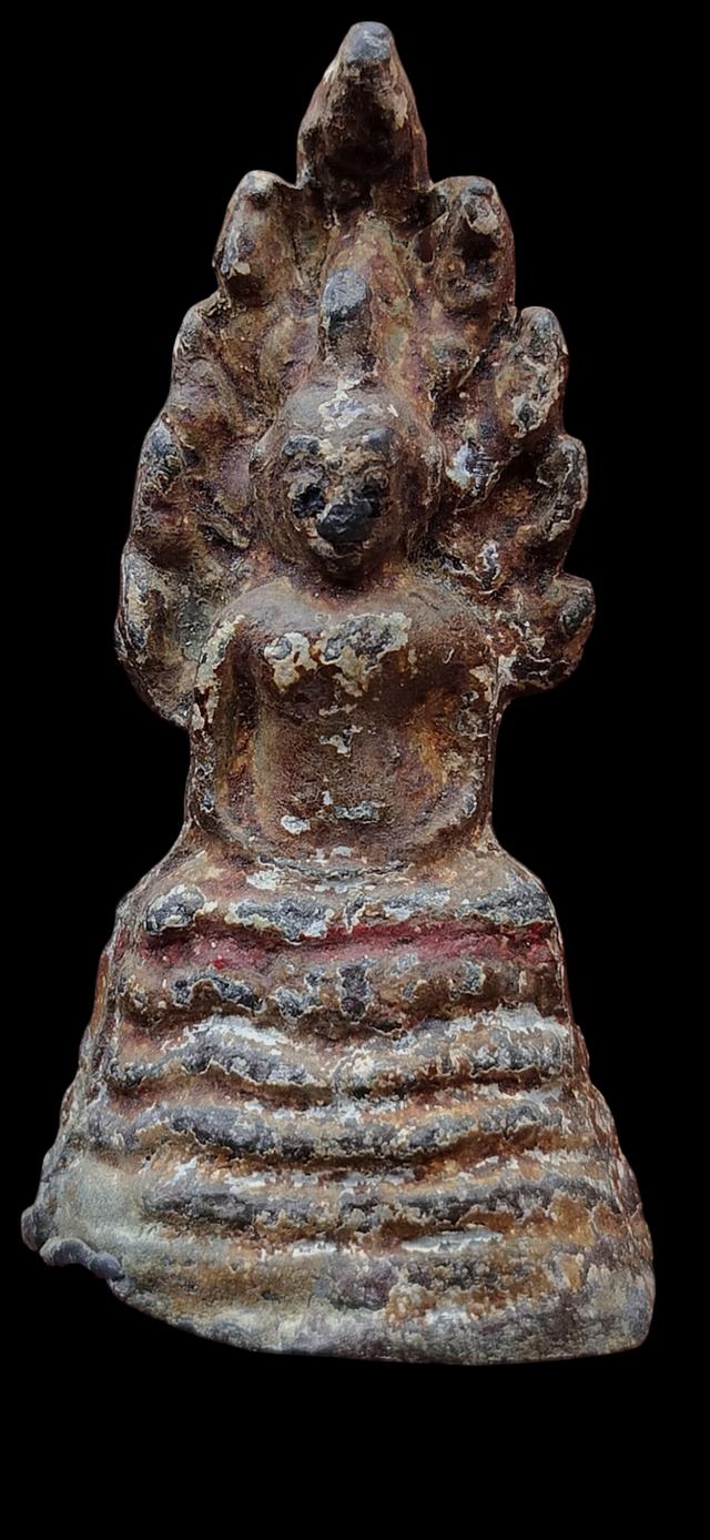 พระนาคปรกสนิมแดง กรุวัดโปรดเกษ นนทบุรี