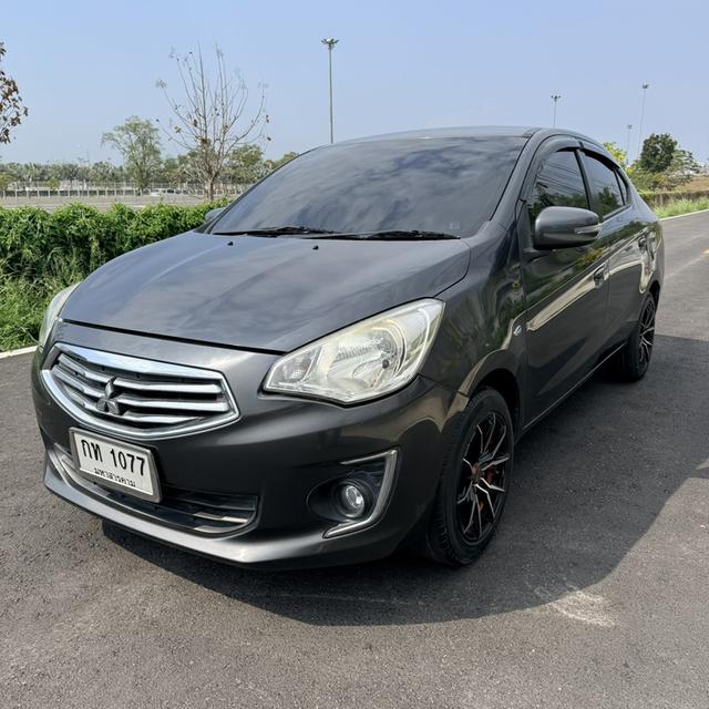 Mitsubishi Attrage GLS Limited AUTO 2015 ✅น็อตไม่ขยับ ไม่เคยชน ไม่เคยแก็ส ❇️ภายในสะอาด ไมล์แท้ใช้น้อย ✅แผนที่กูเกิ้ล ยูทูป กล้องหลัง ❇️ปุ่มสตาร์ท รูปที่ 3