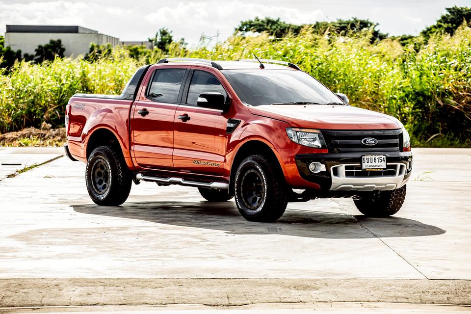 Ford Ranger 2.2 Wildtrak Hi-Lander Double Cab เกียร์ AT ปี 2015 สีส้ม  4
