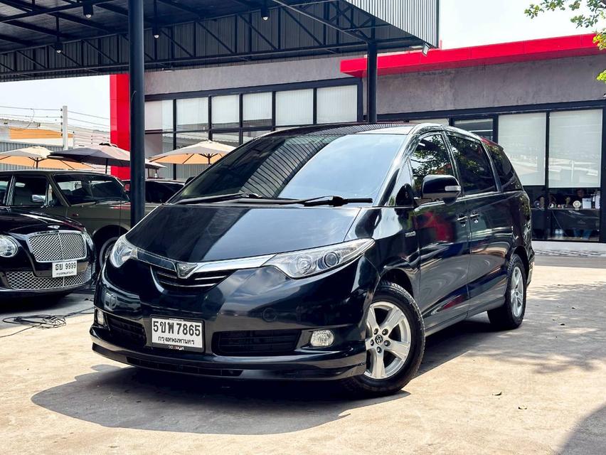 ขายรถ Toyota Estima 2.4Hybrid E-Four 4WD Wagon ปี 2009 สีดำ เกียร์ออโต้