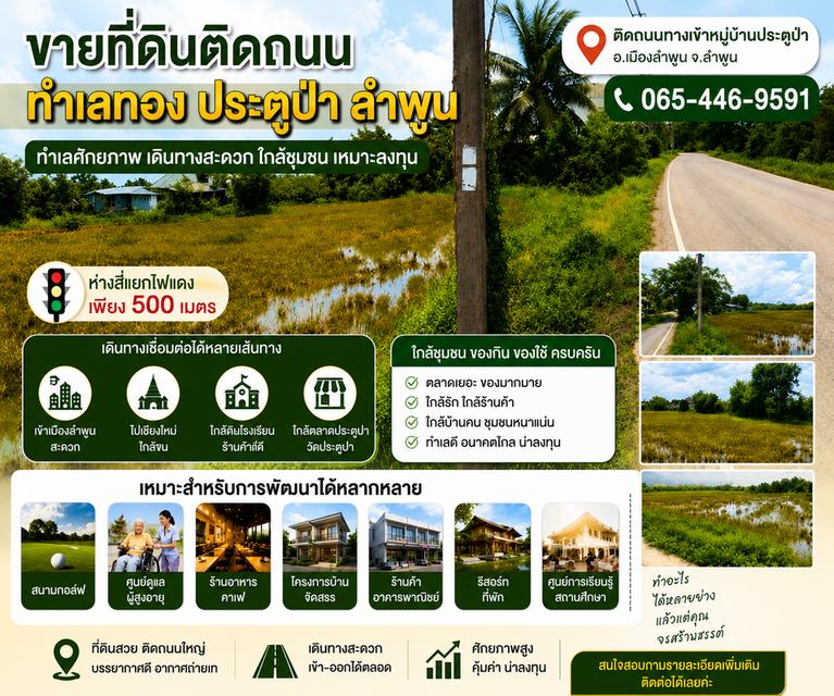ที่ดินทำเลทอง ใกล้ส่วนราชการ โรงพยาบาล โรงเรียน เดินทางไปมาไม่ไกล ใกล้เชียงใหม่ 15นาที 1