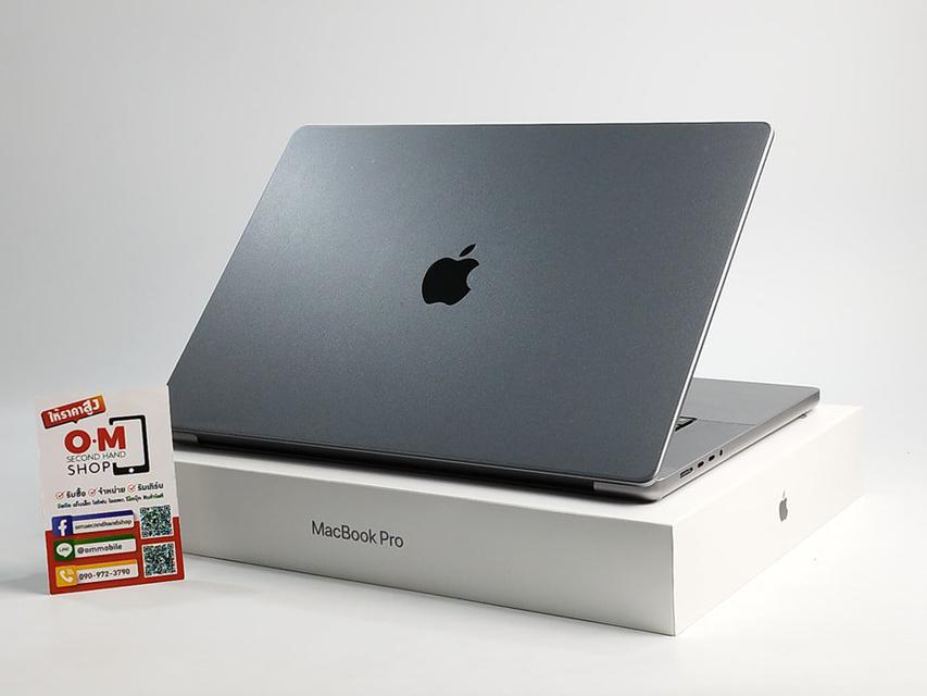 ขาย/แลก Macbook Pro 16" 2021 /M 1 Pro /Ram16 /SSD512 ศูนย์ไทย ครบกล่อง เพียง 69,900 บาท  2