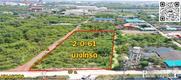 ขายที่สวยสีม่วง 2 ไร่เศษ ใกล้พระราม 2 ถนน 2 ด้าน ในราคาที่ดีที่สุด เพียงไร่ละ 3 ล้าน - KK4679S 1