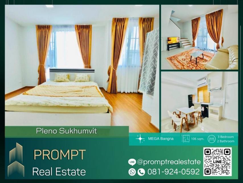 OP01586 - Pleno Sukhumvit - Bangna - 3 room- Mega Bangna