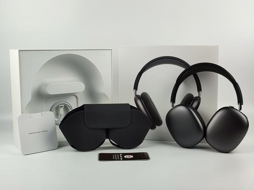 ขาย/แลก Airpods Max สี Space Gray with Black Headband ศูนย์ไทย ประกันศูนย์ สภาพสวยมาก แท้ ครบกล่อง เพียง 12,900 บาท  1