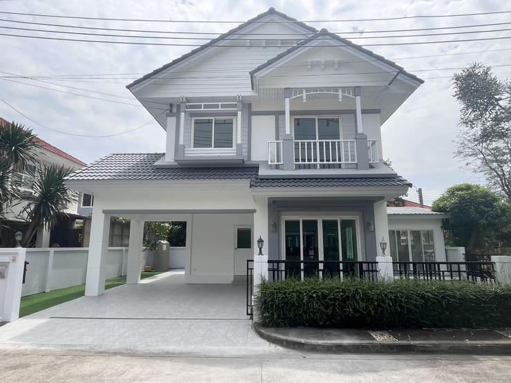 ขายบ้านเดี่ยว หัวมุม 52 ตรวา หมู่บ้านเพอร์เฟคพาร์ค พระราม5 - บางใหญ่ รีโนเวทใหม่ นนทบุรี 