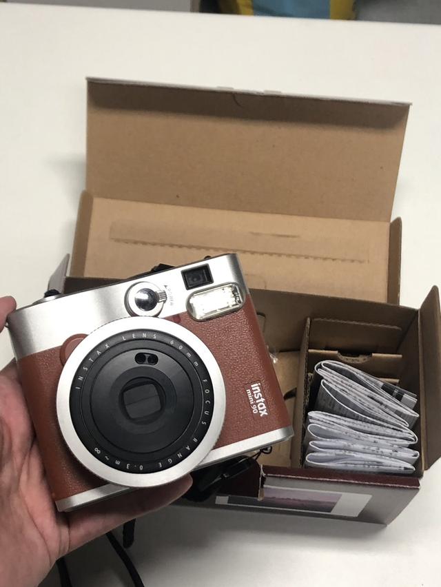Fujifilm Instax Mini 90 Neo Classic Instant Film Camera Brown