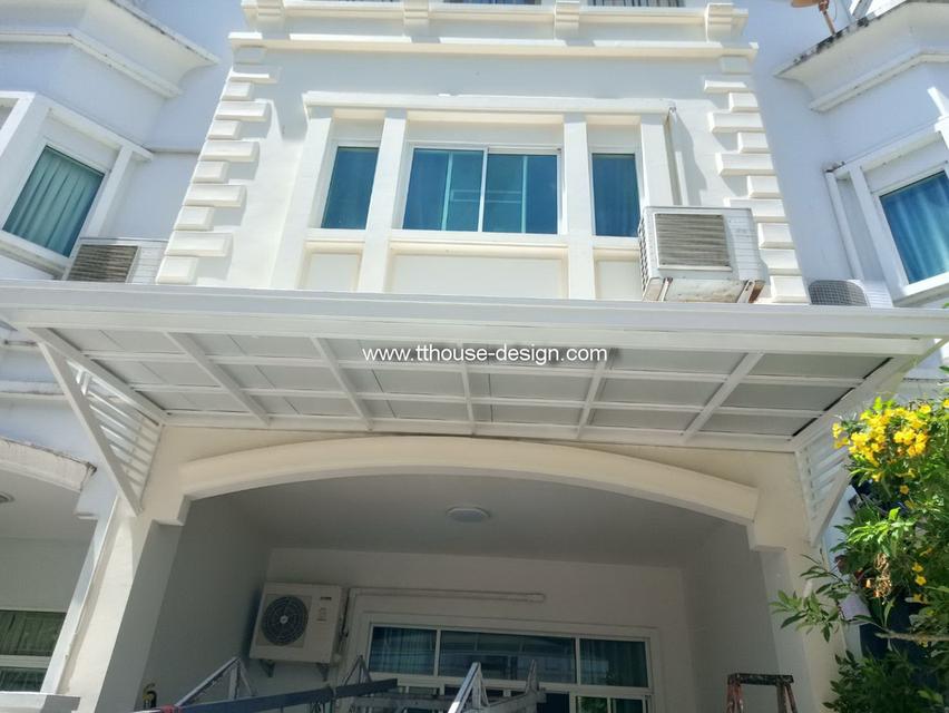  ต่อเติมแบบครบวงจร โครงหลังคา กันสาด ห้องครัวเทพื้นปูกระเบื้อง โทร 0950920028 4