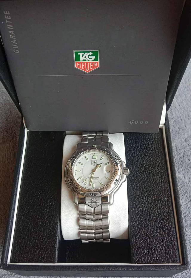 24.TAG HEUER S6000 Professional Men size ระบบ Quartz หน้าปัด 36 mm อปก.กล่องแทน+คู่มือ