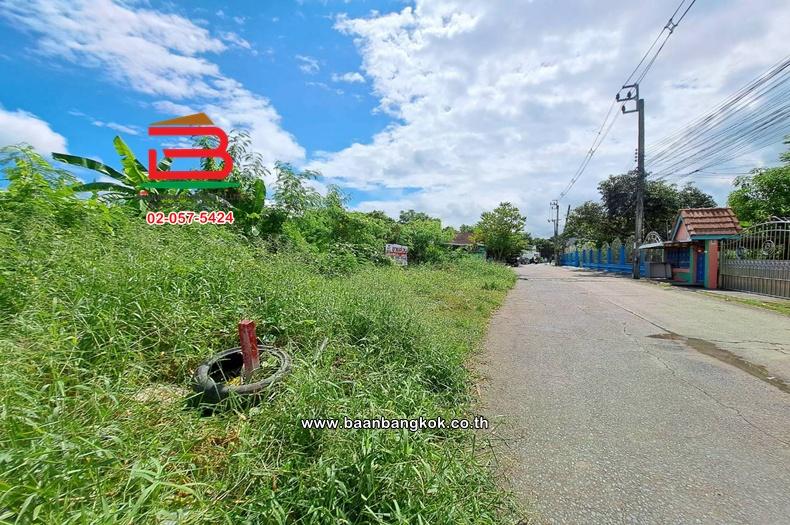 ที่ดินเปล่า ซอยวัชรพล 3 เนื้อที่ 499.3 ตร.ว ถนนวัชรพล แขวงคลองถนน เขตสายไหม 4