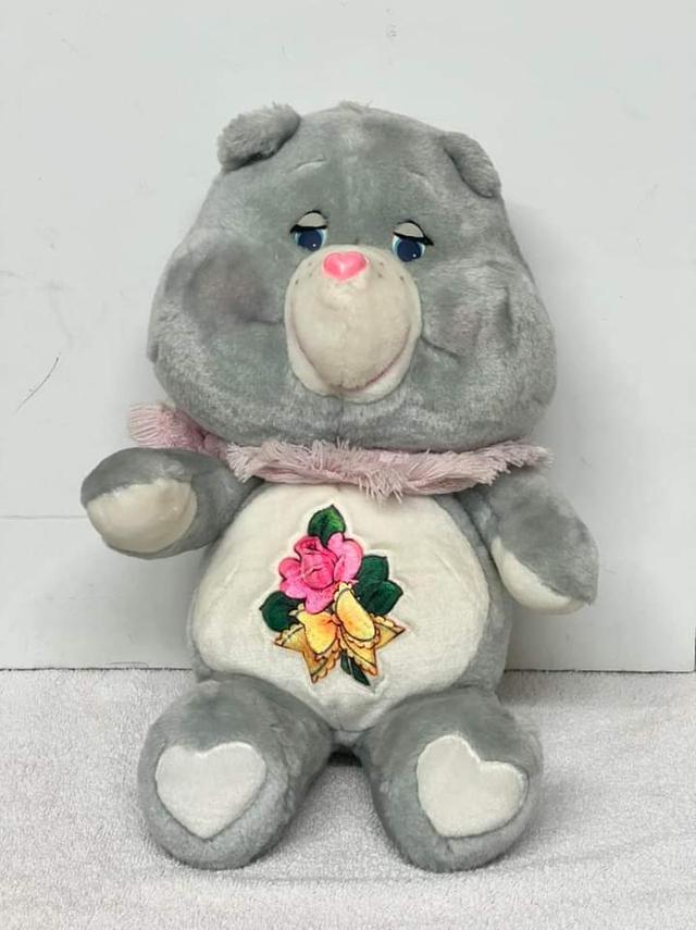 Care Bears Kenner GRAMS BEAR Gray Plush Bear 1